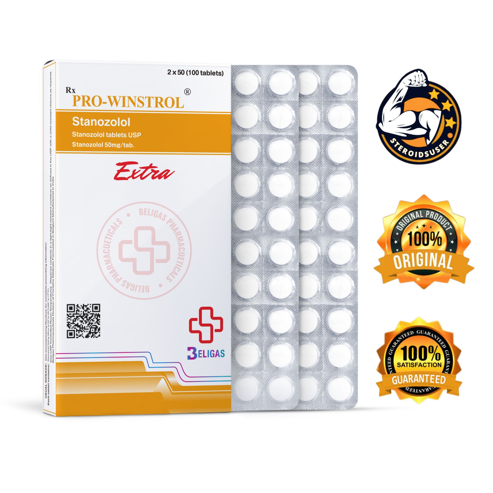 Pro Winstrol 50mg (100 Tablets)